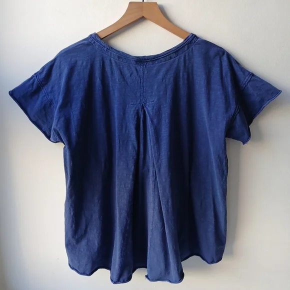 Pilcro Oversized T Shirt Blue Women's Medium - Picture 3 of 6